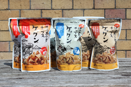 スナック 伊江島 小麦チップス ケックン バラエティー 3種 セット [伊江島物産センター 沖縄県 伊江村 ie47bde210045]