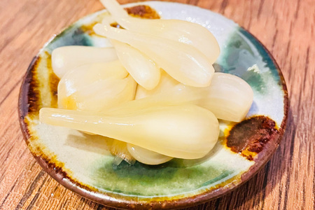 【期間限定発送】 島らっきょう 沖縄 キムチ 100g 甘酢漬け 100g 2個 食べ比べ セット [NOGU's 沖縄県 伊江村 ie47bde420012]