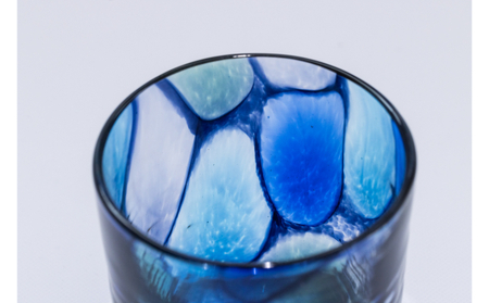 【RYUKYU GLASS WORKS 海風】ステンドロック（BLUE）