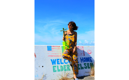 【三線工房まちだ屋】サンレレ海遊びSanleleUmiAshibi＜グリーン・ミンサー＞