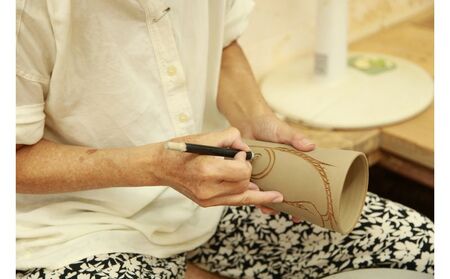 【陶芸工房ふじ】4寸マカイ(月桃)1枚焼き