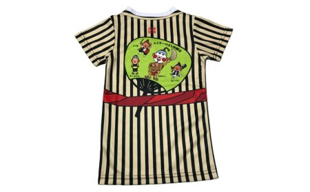 沖縄を愛する人の必須アイテム!子供用エイサー柄Tシャツ【チョンダラー柄】