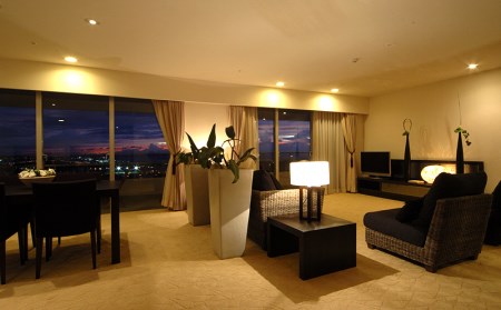 【EMウェルネス】デラックススイート　ペア2泊宿泊券【朝食スパ付】