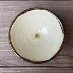 やちむん 唐草紋様 茶碗 マカイ(染付)緑【1506537】