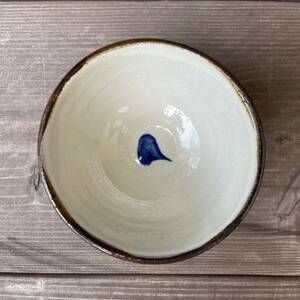 やちむん 唐草紋様 茶碗 マカイ(染付)青【1506538】