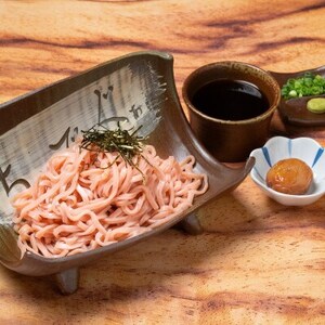 【太生麺の冷やしそば】ちょーでーぐぁ 彩り生麺 イカスミ・ウメ・アーサ 3食セット【配送不可地域：離島】【1523275】