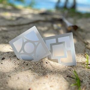 《花ブロック》コースター2個 雑貨 伝統工芸品【1570287】