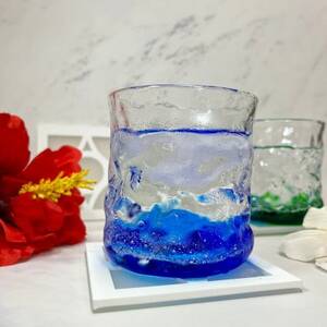 《花ブロック》コースター2個 雑貨 伝統工芸品【1570287】