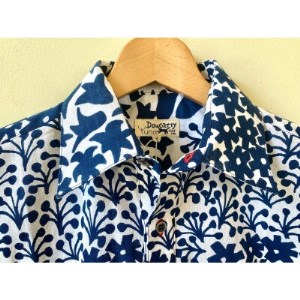 【セミオーダー】Doucattyコラボ・手捺染シャツ(フラワーズ)【1393555】