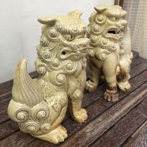 手作りシーサー灰釉【1396712】