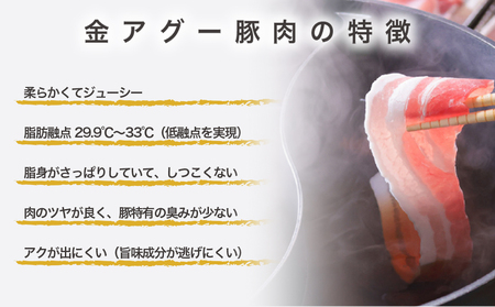 沖縄県産 金アグー 豚肉しゃぶしゃぶ4種類大容量セット 3.2kg 200g×16パック