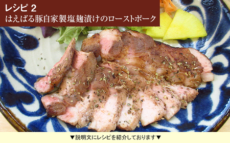 はえばる豚　ロースステーキ自家製塩麹漬け　10枚入り