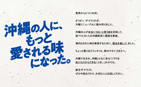 オリオンビール　ザ・ドラフト（350ml×24缶）　6ヶ月連続お届け