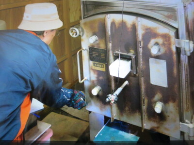 3257.マグカップ （筒底　青一色）