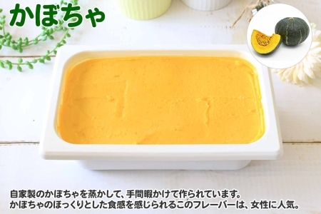 611.アイスクリーム かぼちゃ ジェラート カボチャ 業務用 2リットル 2L 南瓜 アイス 大容量  手作り 北海道 弟子屈町