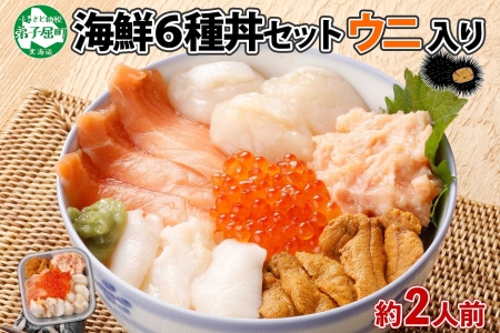 年内配送 12/13(月) まで 739.厳選 6種 海鮮丼 雲丹 Aセット 300g前後 