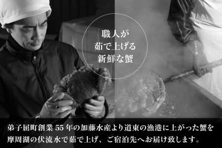 【北海道ツアー】272. 「カニづくしコース × 宿泊セットプラン」 ひがし北海道 弟子屈町 川湯温泉 旅行券 宿泊券 旅行チケット【1泊2日×2名分】【オールシーズン】【土日祝プラン】 