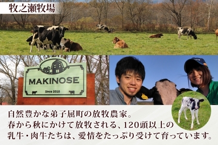 1807. 牧之瀬牧場 アイスクリーム ミルク 2L 業務用 ブラウンスイス 2リットル アイス ジェラート 牧場 生乳 牛乳 スイーツ デザート おやつ 送料無料 北海道 弟子屈町 16000円