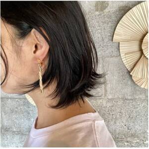 クバのピアス　”LOVE”(GOLD)【1505291】