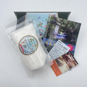 ピロー型高級化粧箱入り、手もみ完全天日塩「塩夢寿美(えんむすび)」10箱【1516954】