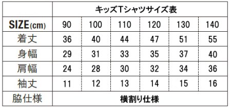 久米島の亀ロゴマークキッズＴシャツ（120cm）