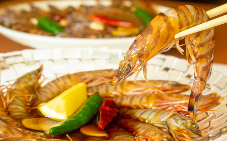 【久ー韓】韓国本場味「カンジャンセウ」＆「もずくキムチ」食べ比べ2種セット