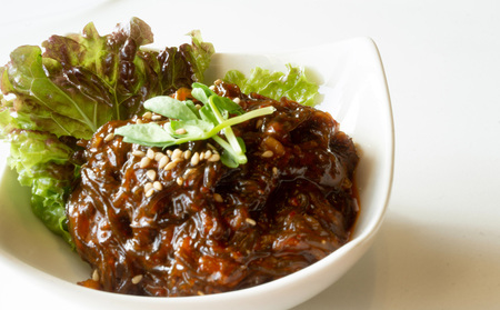 【久ー韓】韓国本場味「カンジャンセウ」＆「もずくキムチ」食べ比べ2種セット