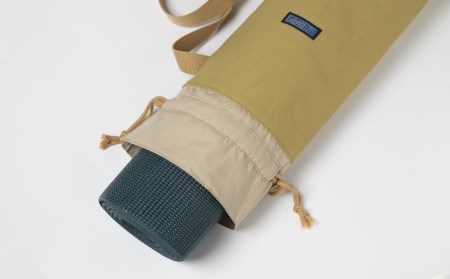 「琉球帆布」ヨガマットケースA（ジュート）- ヨガ マットケース 収納 帆布 手づくり ハンドメイド 軽い 丈夫 布 人気 シンプル おしゃれ 琉球帆布 手仕事 伝統技術 沖縄県 八重瀬町【価格改定】