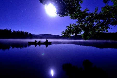 鶴居村 ヒッコリーウィンド　夜の星空カヌー体験　チケット1枚1名様