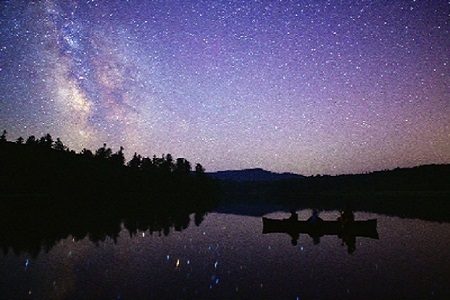 鶴居村 ヒッコリーウィンド　夜の星空カヌー体験　チケット1枚1名様