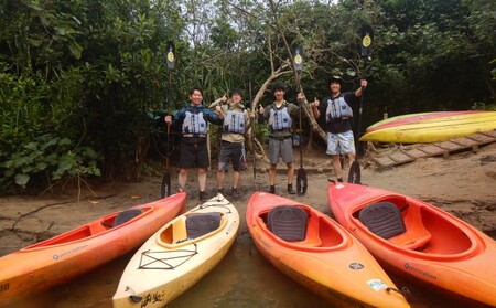 西表島マングローブカヌー＋ピナイサーラの滝 ショートプラン 1名様
