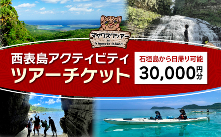 旅行券 沖縄 チケット 西表島 アクティビティ ツアーチケット 30,000円 旅行クーポン 旅行 体験 観光 クーポン