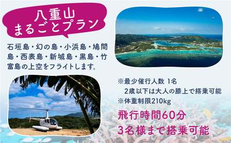 旅行 沖縄 珊瑚礁を空から観賞 ヘリコプター 遊覧 八重山まるごとプラン サンゴ ヘリ 観光 クーポン 旅行券 ツアー チケット