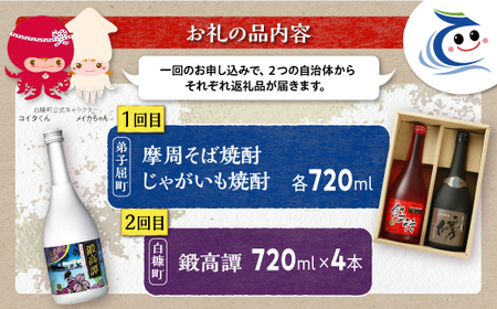 【定期便】変わり種 焼酎３種 飲み比べ 720ml 3本セット_I021-1394