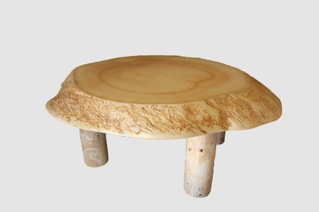【47】座卓（テーブル）アカエゾマツ・一枚天板【厚さ約22.0cm】_I100-30009272