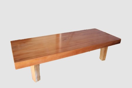 【55】座卓（テーブル）カツラ・一枚天板【厚さ約6.5cm】_I234-30009280