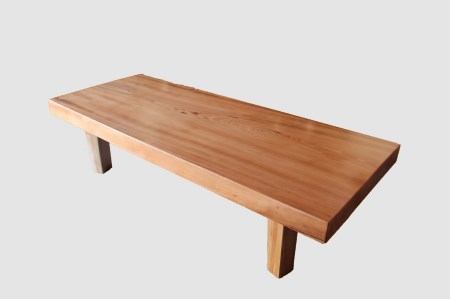 【55】座卓（テーブル）カツラ・一枚天板【厚さ約6.5cm】_I234-30009280