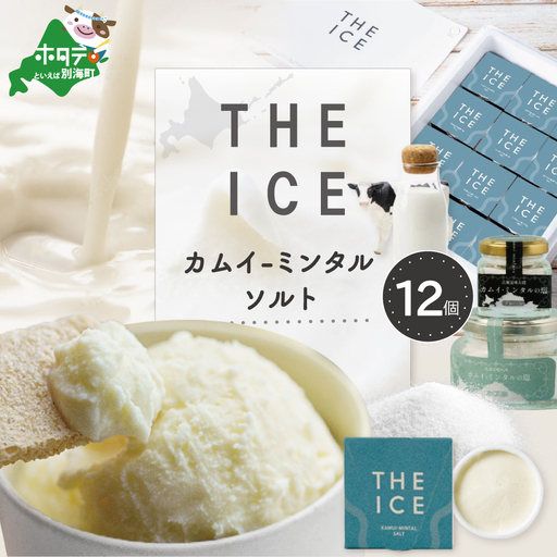 【THE ICE】 KAMUI-MINTAL SALT（カムイ・ミンタルソルト）ジェラート 12個 CJ0000213