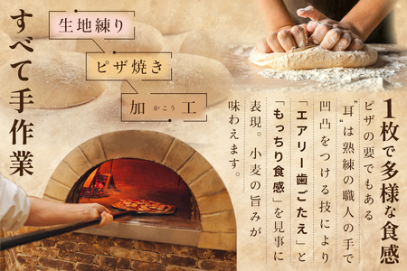 【毎月3回定期便】別海和牛・野付産 ほたて・別海町産発酵バター使用 ピザ3枚セット【CCM030133】