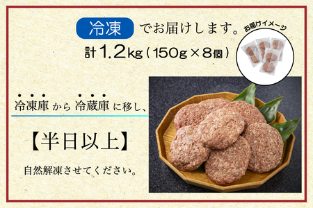 別海プラウド ハンバーグ2種 1.2kg(150g×各4個) ビーフハンバーグ ビーフ&ポーク【KH0000006】訳あり訳あり訳あり訳あり訳あり訳あり訳あり