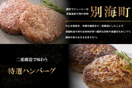 別海プラウド ハンバーグ2種 1.2kg(150g×各4個) ビーフハンバーグ ビーフ&ポーク【KH0000006】訳あり訳あり訳あり訳あり訳あり訳あり訳あり