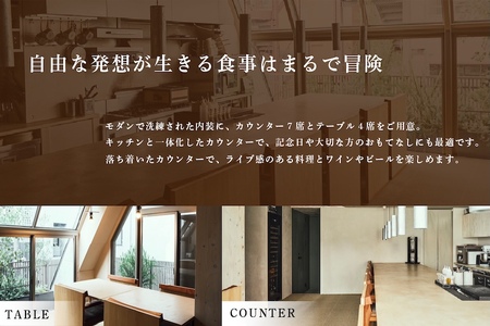 【ふるなび限定】【中目黒　イノベーティブ】cocon( ココン )「別海町OMAKASEコースB」食事券2名様( ふるさと納税 食事 ふるさと納税 食事券 東京 ふるさと 食事券 東京 ふるさと納税 東京 食事券 ふるさと納税 チケット) 【ふるなび限定】