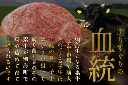 やわらか牛 赤身スライス計600ｇ(300g×2P) 北海道別海町 すき焼き しゃぶしゃぶ 牛肉
