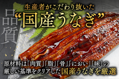 (6月発送)国産 大 特上うなぎ 2尾 合計 320g 以上