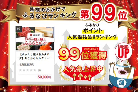 あとから選べるカタログ 寄附5万円分 (あとからカタログカタログギフト北海道カタログふるさと納税カタログカタログカタログ