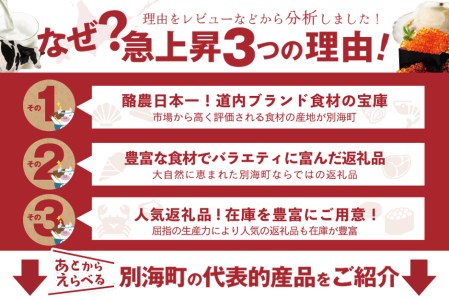 【あとから選べるカタログ】寄附100万円相当 カタログ 北海道 別海町