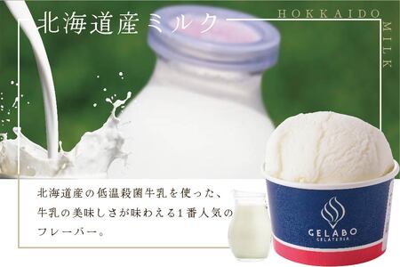 北海道 牛乳 使用 ジェラート おすすめ 6個 セット【EK0000001】（ 牛乳 北海道 乳製品 別海町 アイス ジェラート セット ）