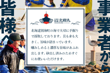  【冷凍】北海道　道東産 アサリ中 3kg 約 300g ×10 袋（北海道 あさり アサリ 人気 ふるさと納税 ）