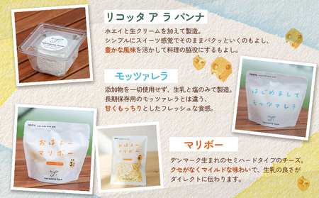 竹下牧場 takeshita farm リコッタチーズセット 計470g【2401701】