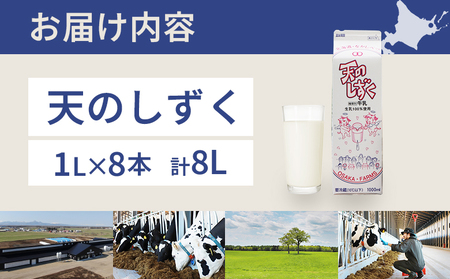 【ふるなび限定】 天のしずく 1L × 8本 計 8L FN-Limited-PR【51008】